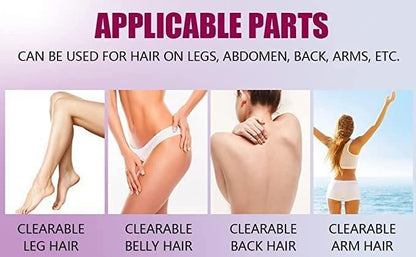 Hair Eraser Stone, Painless Magic Crystal Hair Remover for Women Men